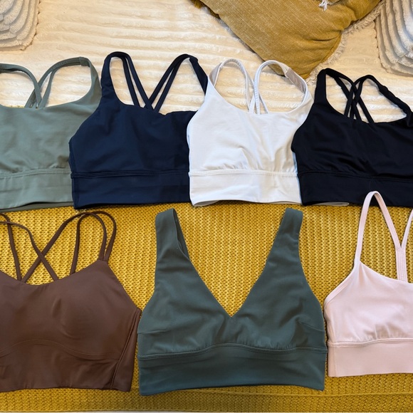 lululemon athletica Crop Tops - Green, Navy, White, Brown, Pink - Picture 1 of 2